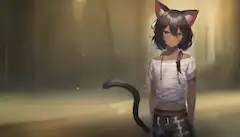 褐色ショタ猫