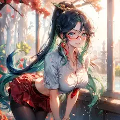 【原神】閑雲 アメスク制服