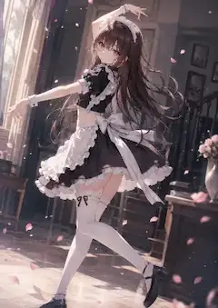 優雅に舞うメイド