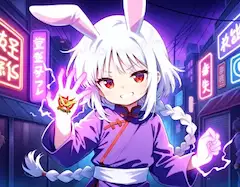 ネオンよりも光るフィンガーだぜぇい！