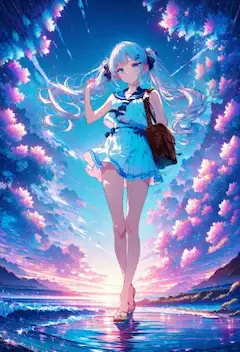 光の樹の祝祭、幻想の水面に咲く者