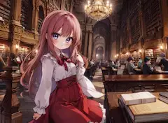 広大な図書館