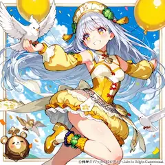 白鳩と祝福の銀髪少女