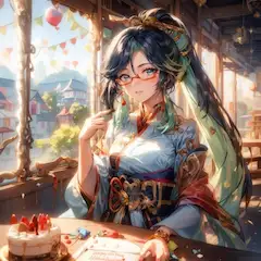 【原神】閑雲 生誕祭