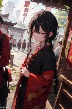 中華ジト目少年