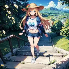 夏の登山にはサンハットを