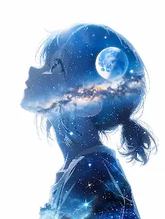 ★宇宙のシルエット