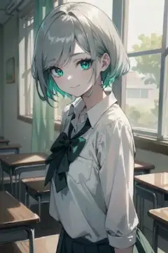 銀髪ギャルの衣留夢ちゃん