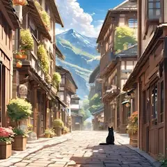 黒猫のいる景色🐈‍⬛