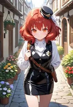 「私はただゆく当てもなく各地を旅してるだけの放浪者だよ」
