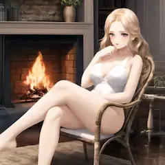 暖炉前の静かな思索