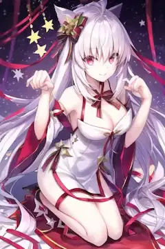 枕元に可愛いサンタさん