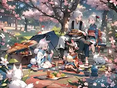 お花見