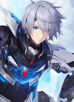 白髪の子