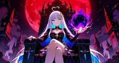 血月の玉座に座る魔女