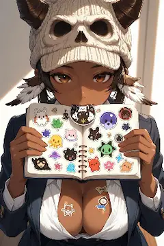 好きな所に貼っていいんだぞ♡