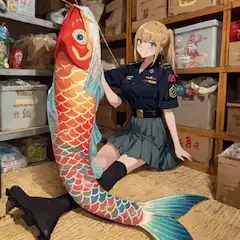 人魚姫（のコスプレ）