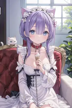 猫耳女の子