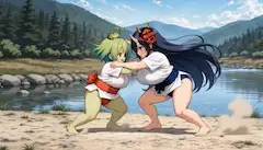 【１５秒動画】河童VS鬼
