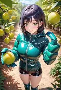 梅の実採れたよー！