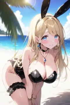 バニーガール風水着💕