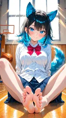 🐺🦶「裸足の方が動きやすくないか？」