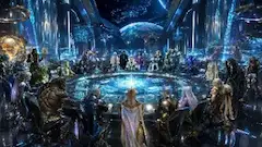 宇宙では頻繁に色々な種族の代表が集まり、様々な内容の超”会議”が開かれているようです。