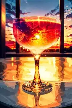夕日に乾杯🍸
