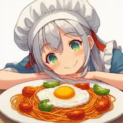 名古屋風ナポリタンには、普通、目玉焼きは載せない