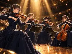 光の舞台に響く乙女たちの調べ