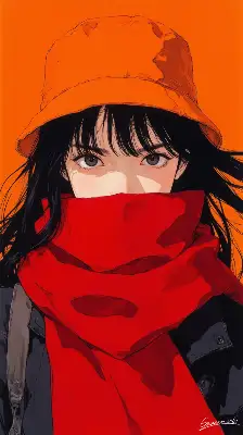 紅の静寂／スマホ壁紙アーカイブ