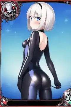 TCG風白髪スーツ