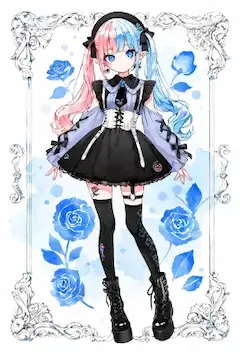 揺れる髪と時間のくぼみ