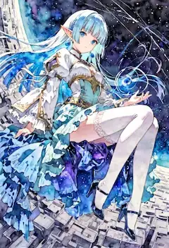 星屑のエルフと青き宇宙の秘宝