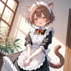 メイドになった弟猫