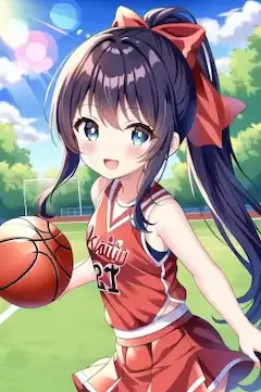 ポニテとバスケって合うなぁ