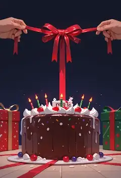 リボンが解けるクリスマスの魔法