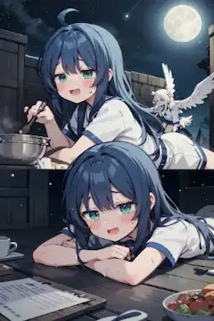 色々お疲れでグータラモードのサリアさん