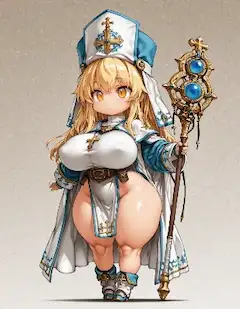 聖なる杖の黄金修道女