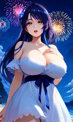 シャンディさん　花火
