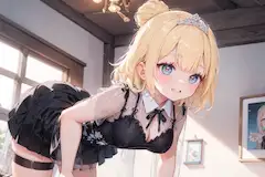 四つん這い　アメリア