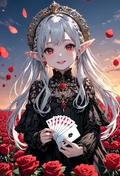 薔薇の花園に舞う運命のエルフ姫