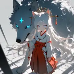 The White One of the Mountain / 山の白き大神