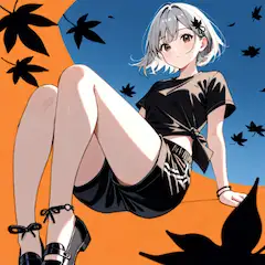 リボンのアンクレット