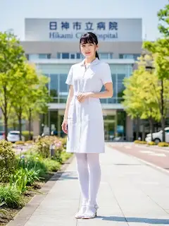 健康診断勧奨ポスターのモデルを務める香さま