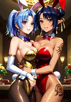 バニーの日　SUDEKIペア
