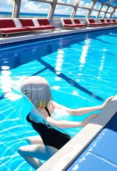 [動画]水着HACHIちゃん