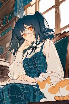 古い図書館の秘密の午後