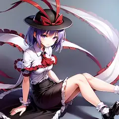 衣玖さんと三つ折りソックス