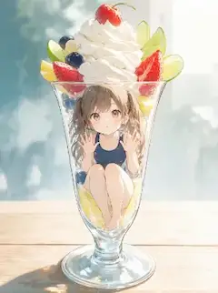 妹はパフェの中